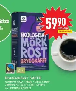 Willys Ekologiskt kaffe erbjuda