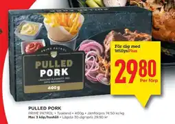 Willys PULLED PORK erbjuda