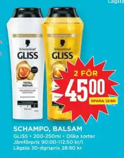 Willys SCHAMPO, BALSAM erbjuda