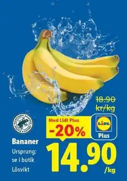 Lidl Bananer erbjuda