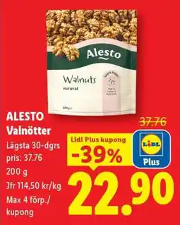 Lidl ALESTO Valnötter erbjuda