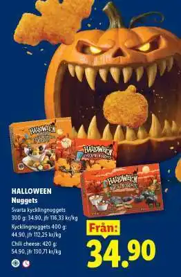 Lidl Halloween Nuggets erbjuda