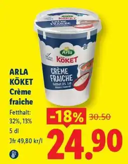 Lidl Arla köket Crème Fraiche erbjuda