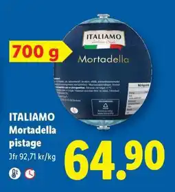 Lidl ITALIAMO Mortadella pistage erbjuda