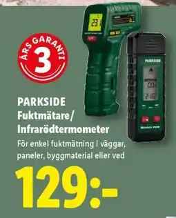 Lidl PARKSIDE Fuktmätare/Infrarödtermometer erbjuda