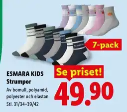 Lidl ESMARA KIDS Strumpor erbjuda