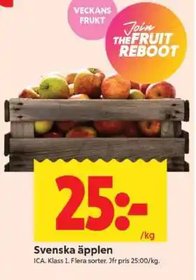 ICA Supermarket Svenska Äpplen erbjuda