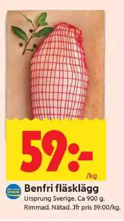 ICA Supermarket Benfri fläsklägg erbjuda