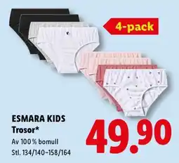 Lidl ESMARA KIDS Trosor erbjuda