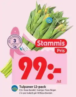 ICA Supermarket TULPANER 12-PACK erbjuda