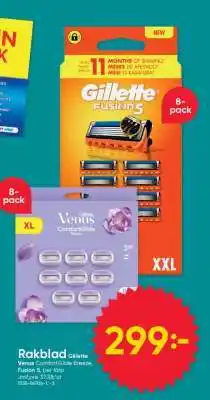 DollarStore Rakblad Gillette erbjuda