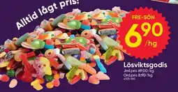 DollarStore Lösviktsgodis erbjuda