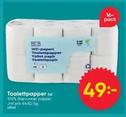 DollarStore Toalettpapper erbjuda