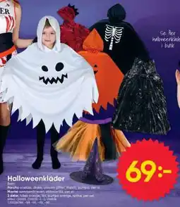 DollarStore Halloweenkläder erbjuda
