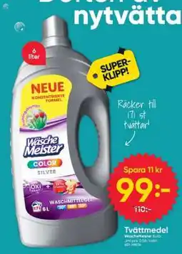 DollarStore Tvättmedel WäscheMeister Kulör erbjuda