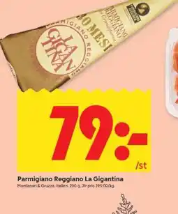 ICA Supermarket Parmigiano Reggiano La Gigantina erbjuda