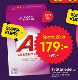 DollarStore Tvättmedel A+ erbjuda