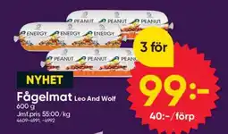 DollarStore Fågelmat Leo And Wolf erbjuda