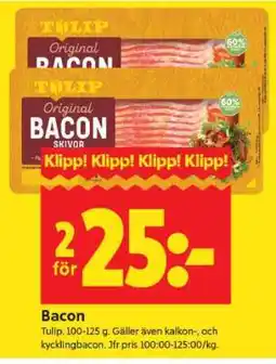 ICA Supermarket BACON erbjuda