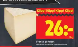 ICA Supermarket FRANSK BONDOST erbjuda