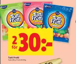ICA Supermarket TUTTI FRUTTI erbjuda