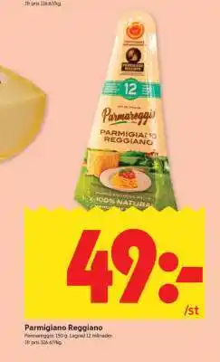 ICA Supermarket Parmigiano Reggiano erbjuda