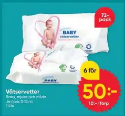DollarStore Våtservetter erbjuda