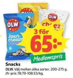 Coop SNACKS erbjuda