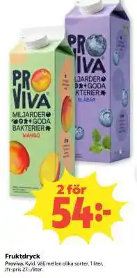 Coop FRUKTDRYCK erbjuda
