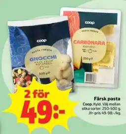 Stora Coop Färsk Pasta erbjuda