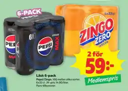 Stora Coop LÄSK 6-PACK erbjuda