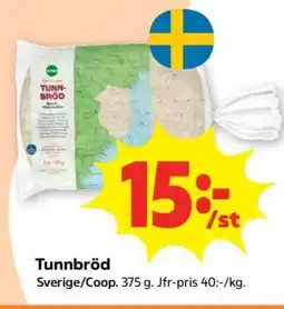 Stora Coop Tunnbröd erbjuda