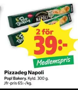 Coop Pizzadeg Napoli erbjuda