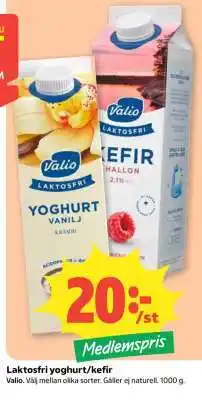 Coop Laktosfri yoghurt/kefir erbjuda
