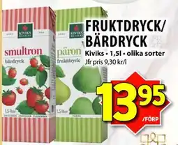 Matvärlden Tensta FRUKTDRYCK/ BÄRDRYCK erbjuda
