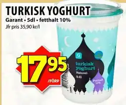 Matvärlden Tensta TURKISK YOGHURT erbjuda