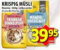 Matvärlden Tensta KRISPIG MÜSLI erbjuda