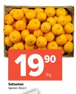 Coop Extra Satsumas erbjuda