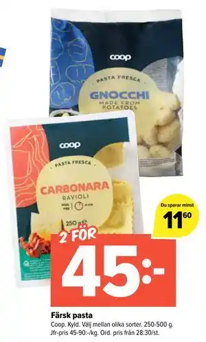 Färsk pasta