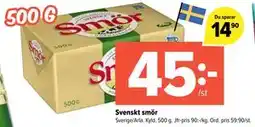 Coop Extra Svenskt smör erbjuda