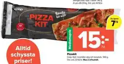 Coop Extra Pizzakit, Medlemspris erbjuda