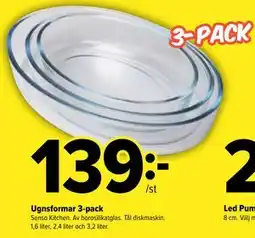 Coop Extra Ugnsformar 3-pack erbjuda