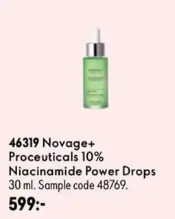 Oriflame Novage+ Proceuticals 10% Niacinamide Power Drops erbjuda