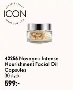 Oriflame Icon novage+ intense nourishment facial oil capsules erbjuda