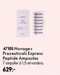 Oriflame Novage+ Proceuticals Express Peptide Ampoules erbjuda