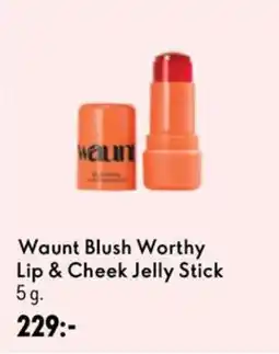 Oriflame Waunt blush worthy lip & cheek jelly stick erbjuda