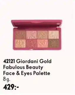 Oriflame Giordani Gold Fabulous Beauty Face & Eyes Palette erbjuda