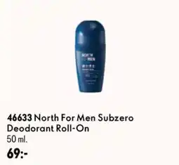 Oriflame North For Men Subzero Deodorant Roll-On erbjuda