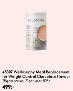 Oriflame Welloosophy meal replacement for weight control chocolate flavour erbjuda
