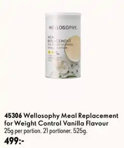 Oriflame Welloosophy Meal Replacement Vanilla Flavour erbjuda